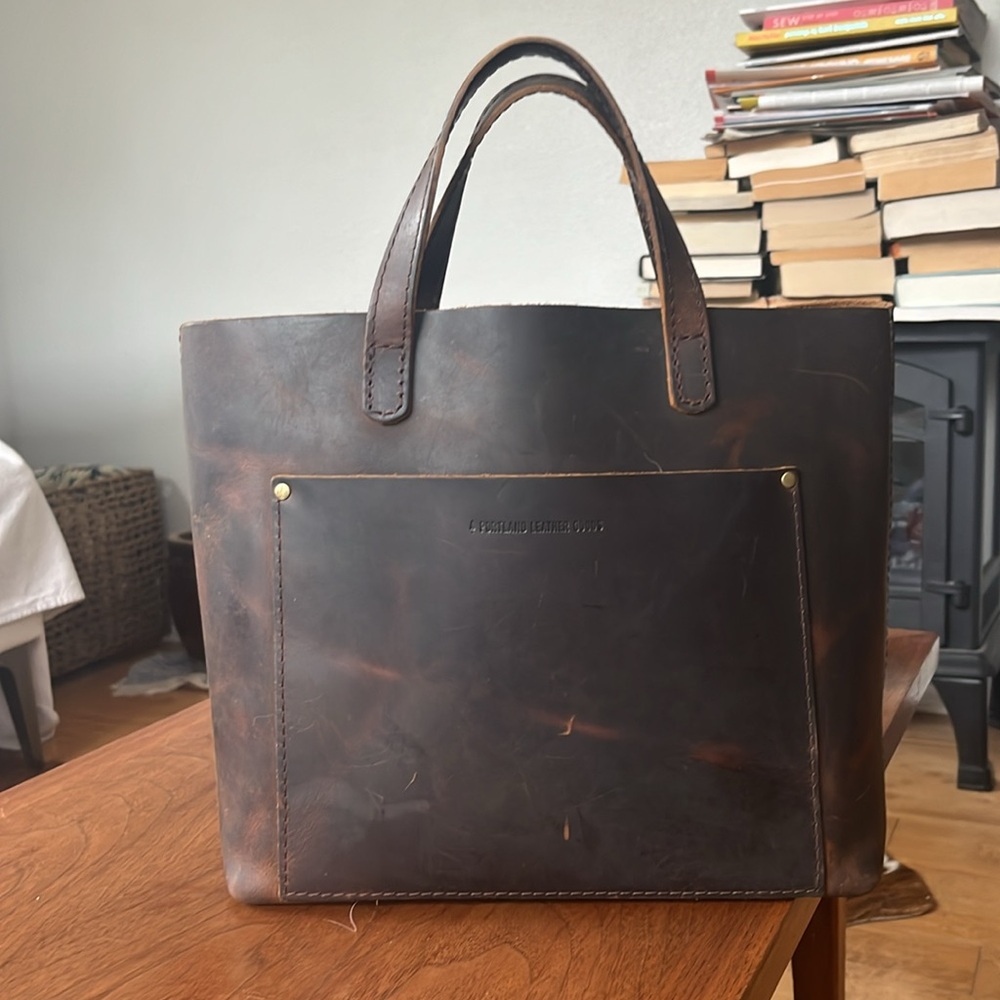 Portland leather goods medium tote